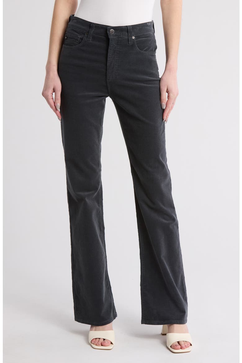 Alexxis Bootcut Corduroy Pants, Main, color, TWILIGHT CANAL