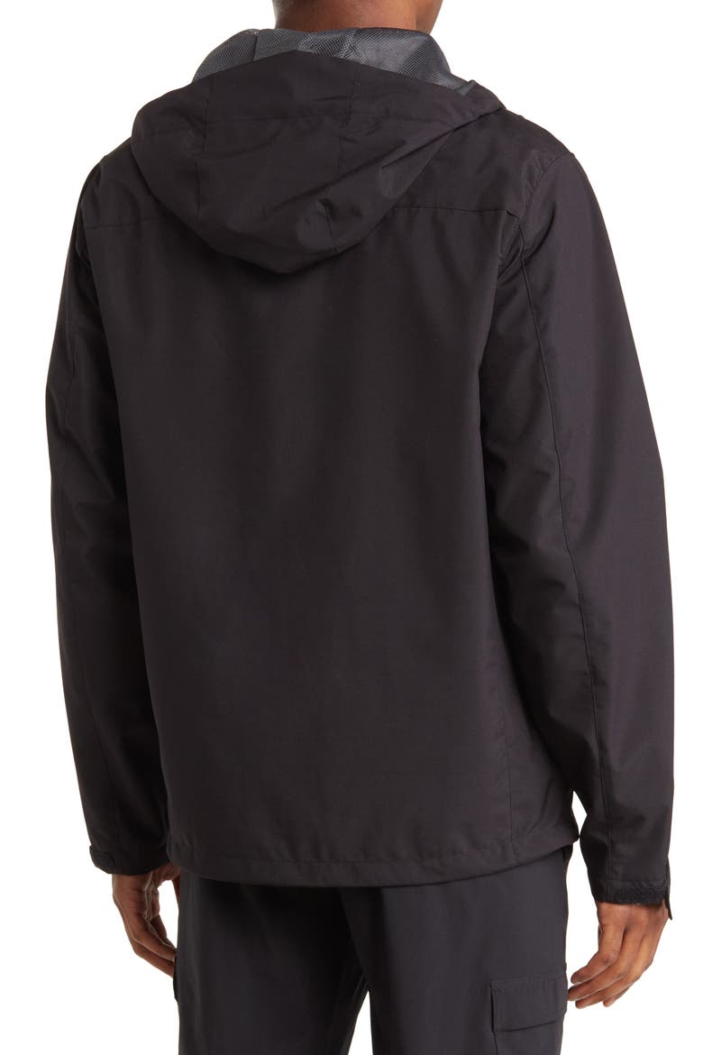 The Defender Water Resistant Jacket, Alternate, color, BLACK