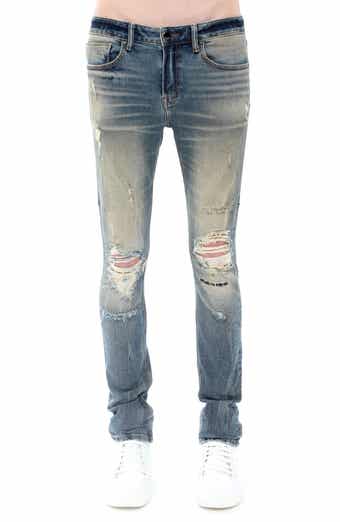 HVMAN Strat Ripped Super Skinny Jeans