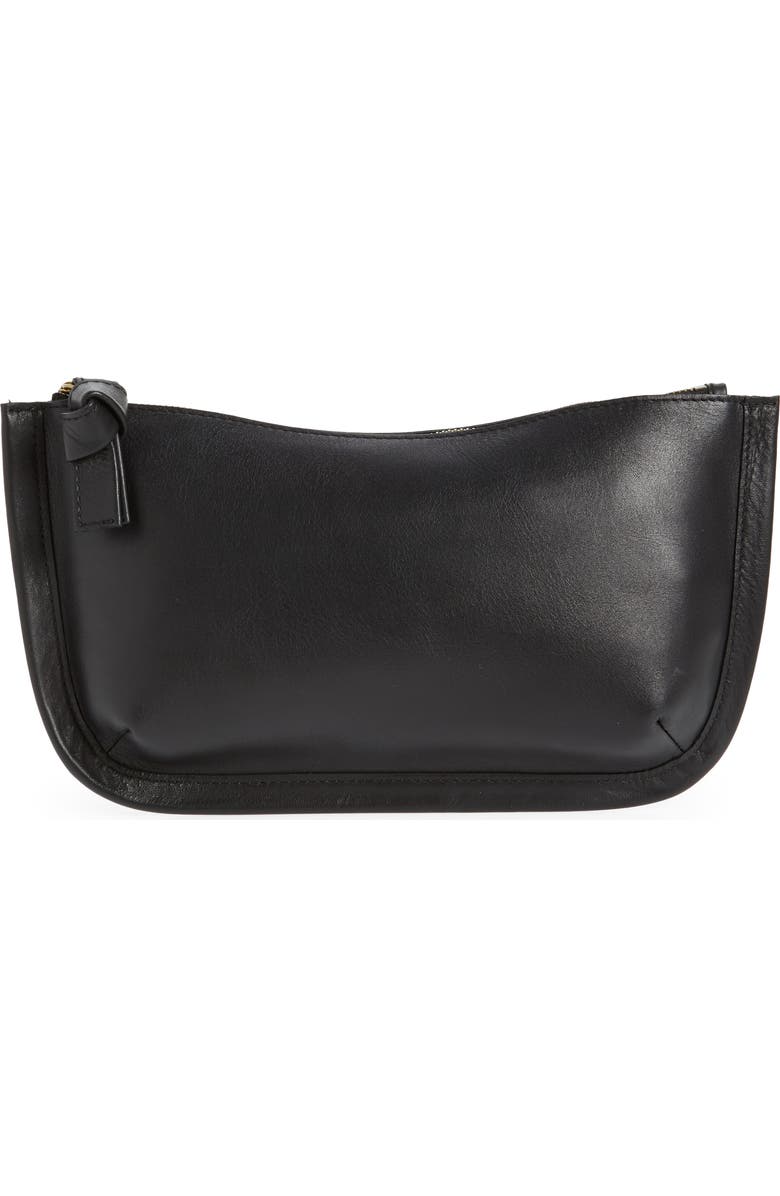 Madewell The Sydney Leather Clutch Bag, Main, color,