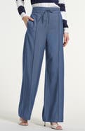 Isaac Mizrahi New York Cotton Chambray Pull-On Pants