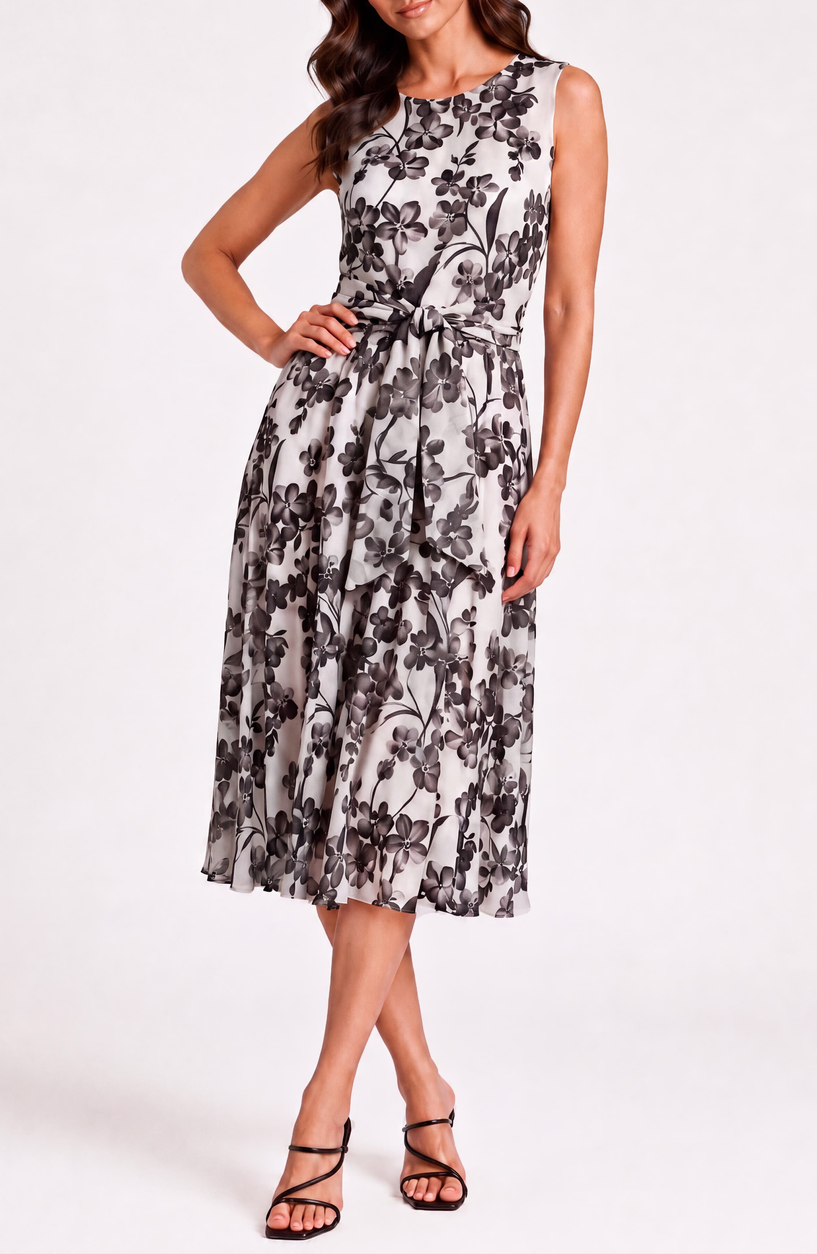 Brooke Tie Waist Midi Dress