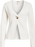 Open Edit Structured One-Button Cardigan