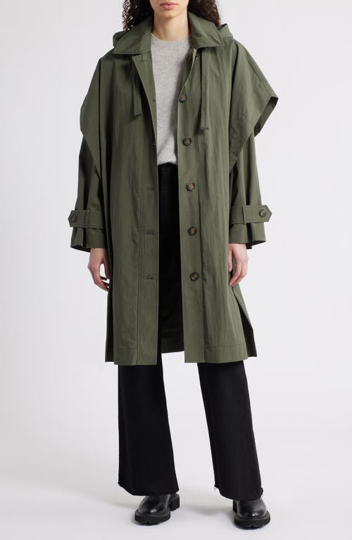 Bernardo Longline Belted Raincoat