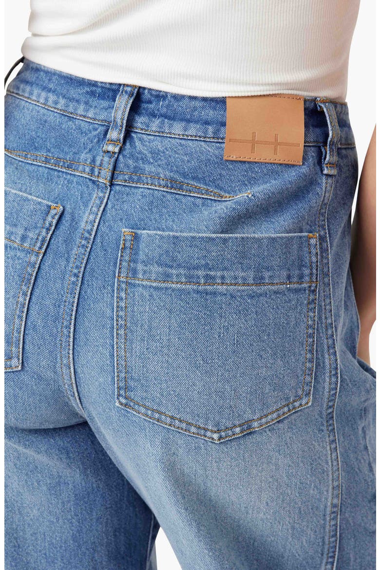 Harper High Waist Crop Barrel Leg Jeans, Alternate, color, COVE