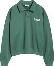 Elwood Heavyweight Fleece Polo Collar Sweatshirt