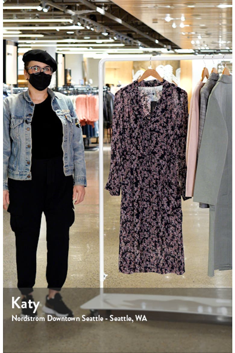 Field Printed Long Sleeve Maxi Dress video