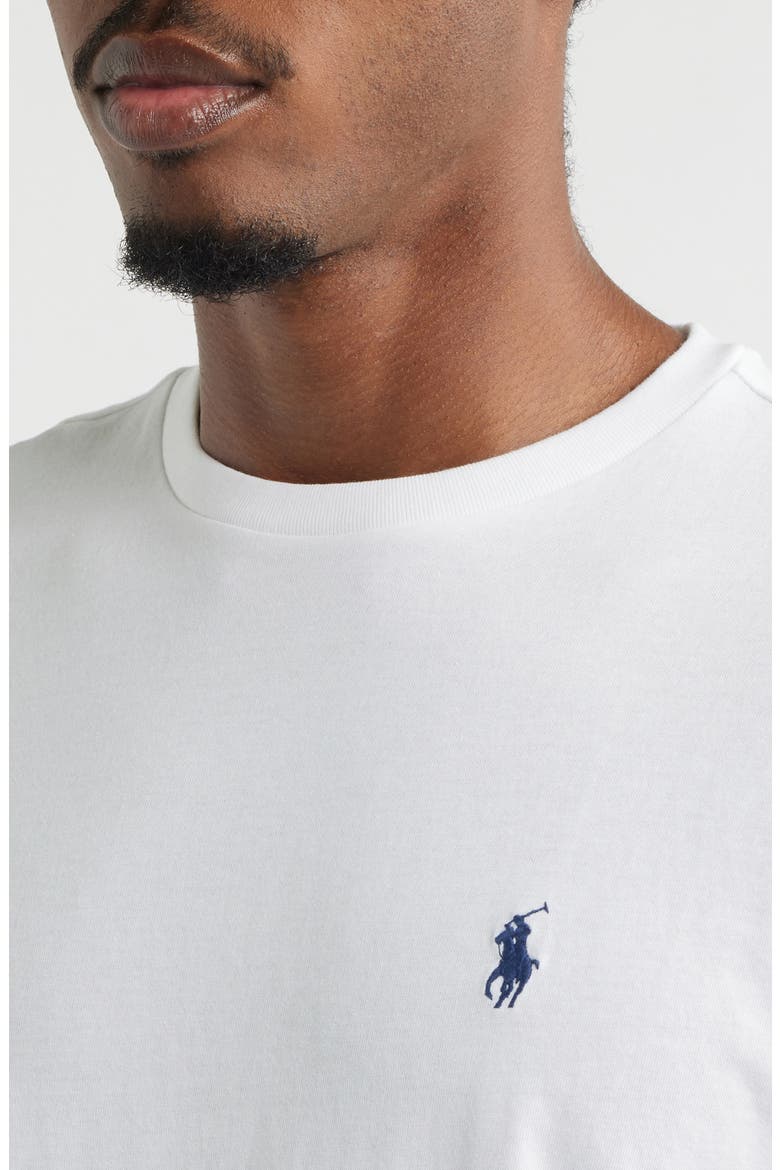 Classic Fit Jersey Crewneck T-Shirt, Alternate, color, WHITE