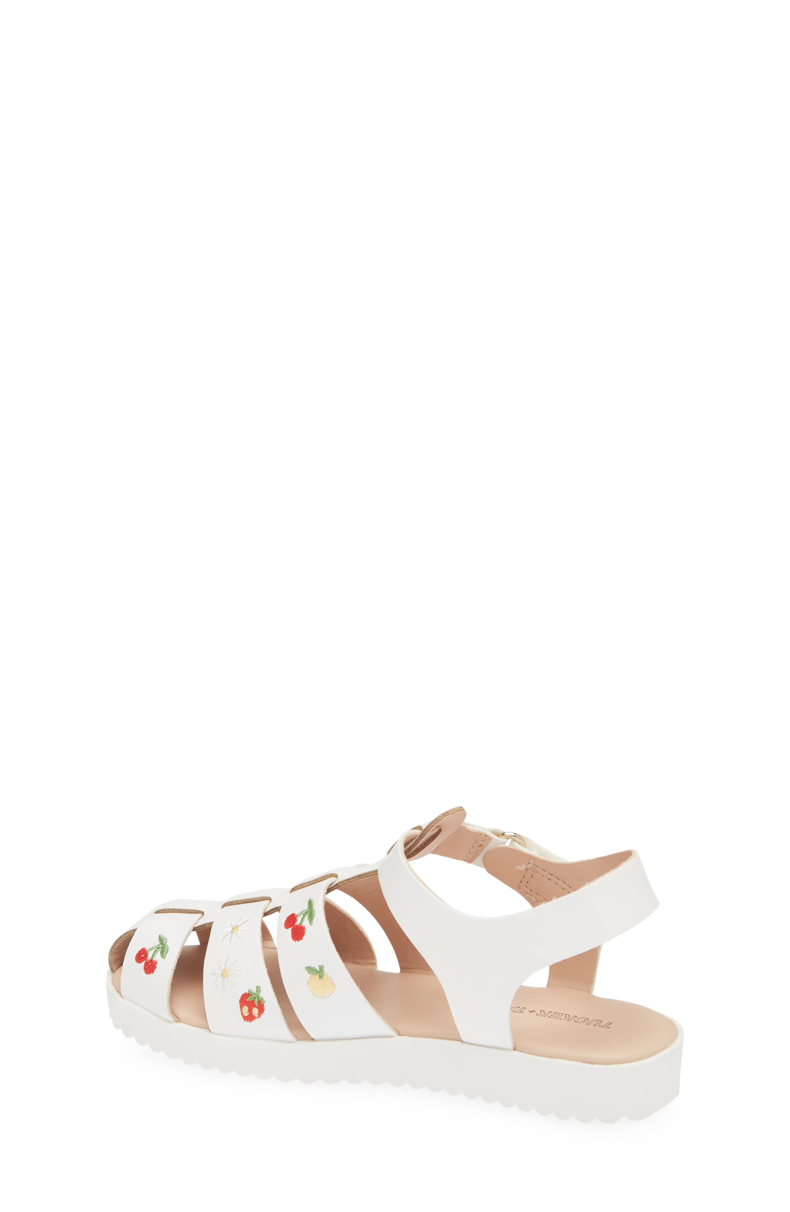 Tucker + Tate Kids' Romie Fisherman Sandal, Alternate, color, Ivory
