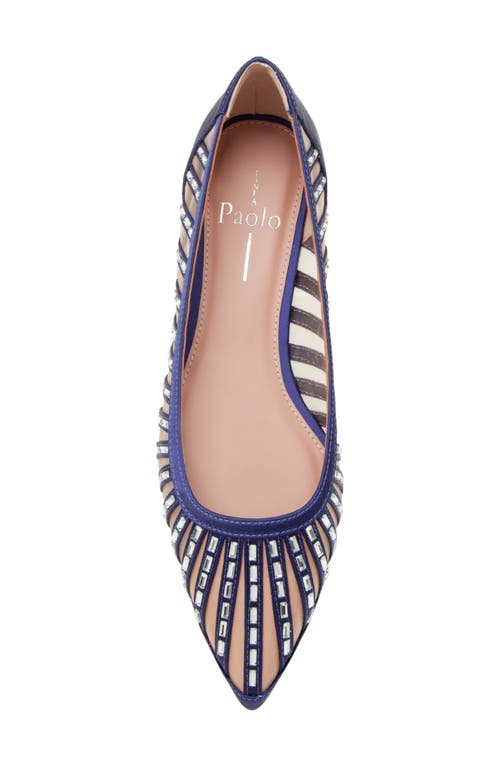 Linea Paolo Noelle Pointed Toe Flat In Blue