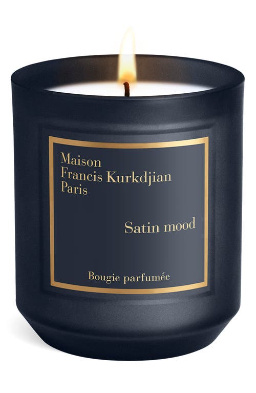 Maison Francis Kurkdjian Satin Mood Scented Candle In Black