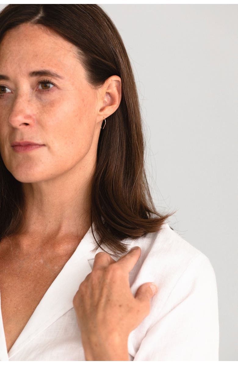 Sheena Marshall Jewelry Moab Arch Threader Earrings, Alternate, color, 14K Gold Fill