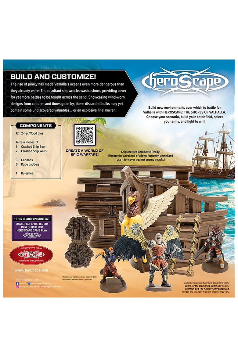 Heroscape, Shores of Valhalla Terrain Expansion, Alternate, color, Multicolored