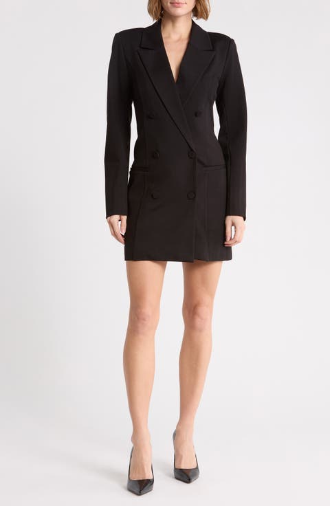 Ponte Double Breasted Blazer Minidress