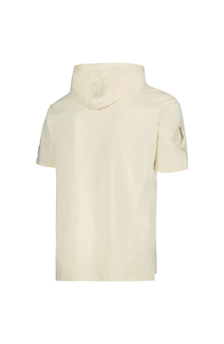 PRO STANDARD Men's Pro Standard Cream Chicago White Sox Neutral Short Sleeve Hoodie T-Shirt, Alternate, color, Cream