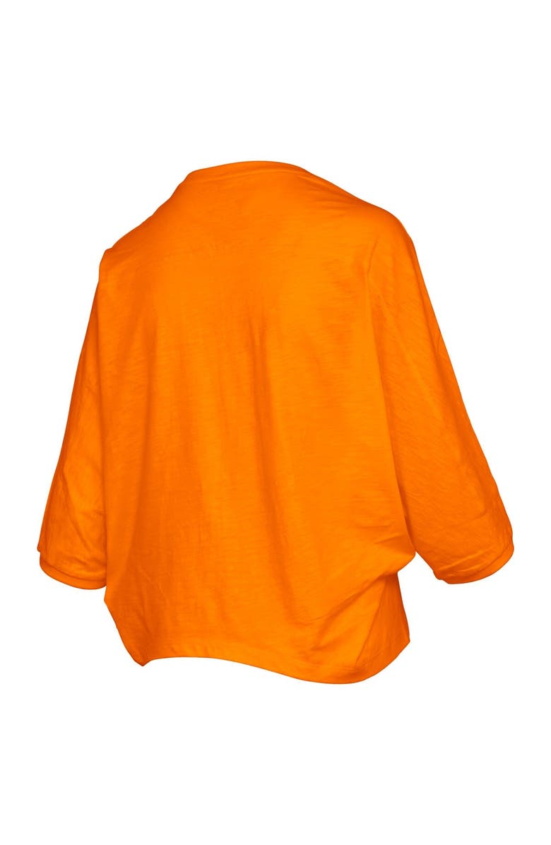 PRESSBOX Women's Pressbox  Tennessee Orange Tennessee Volunteers Midi Arch Over Logo Oversized T-Shirt, Alternate, color, 