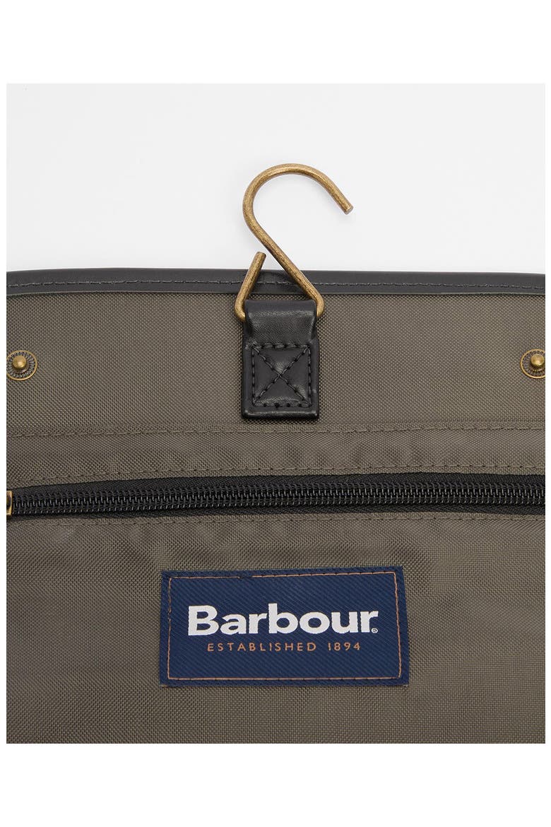 Tartan Hanging Wash Bag, Alternate, color, CLASSIC/BEACON