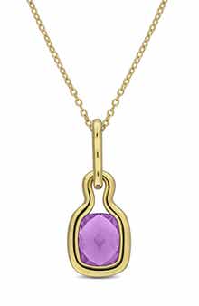 Amethyst Pendant Necklace