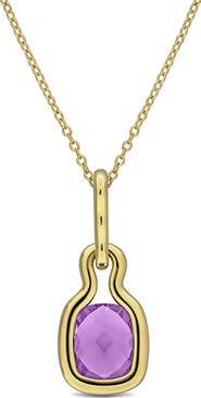 DELMAR Amethyst Pendant Necklace