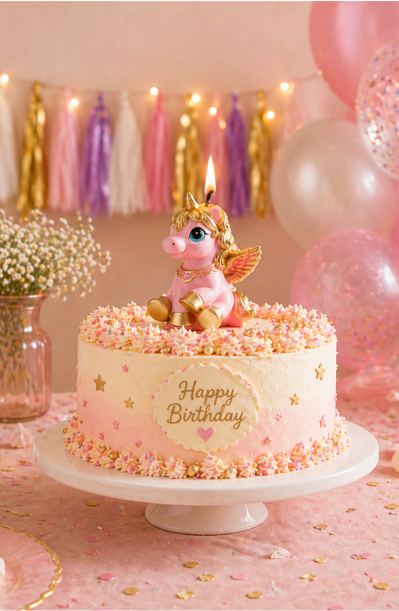 Southlake gifts Pink Unicorn Candle, Alternate, color, Pink Unicorn