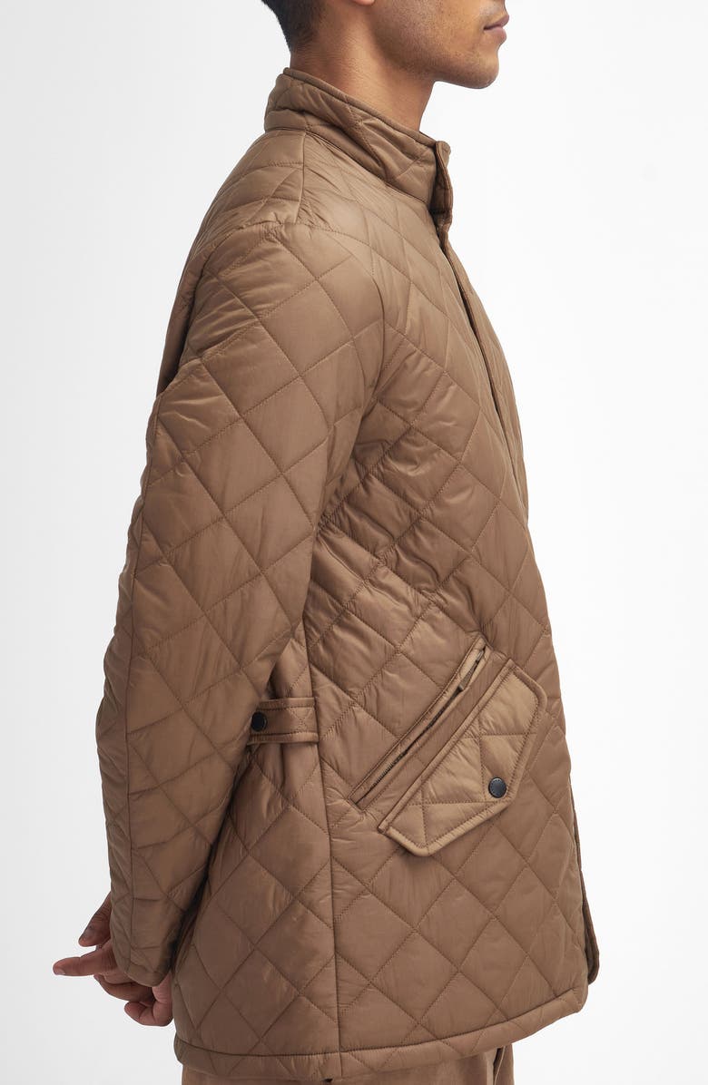 Barbour Flyweight Chelsea Diamond Quilted Jacket, Alternate, color, Light Sandstone
