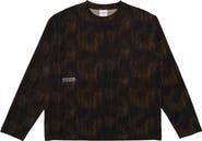 STUDENTS Halifax Camo Long Sleeve Cotton French Terry T-Shirt