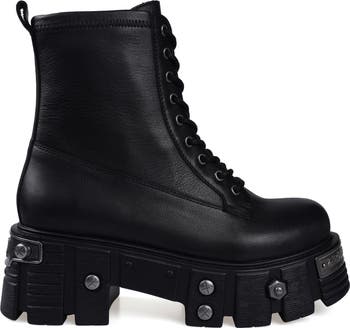 Sharifa Platform Combat Boot