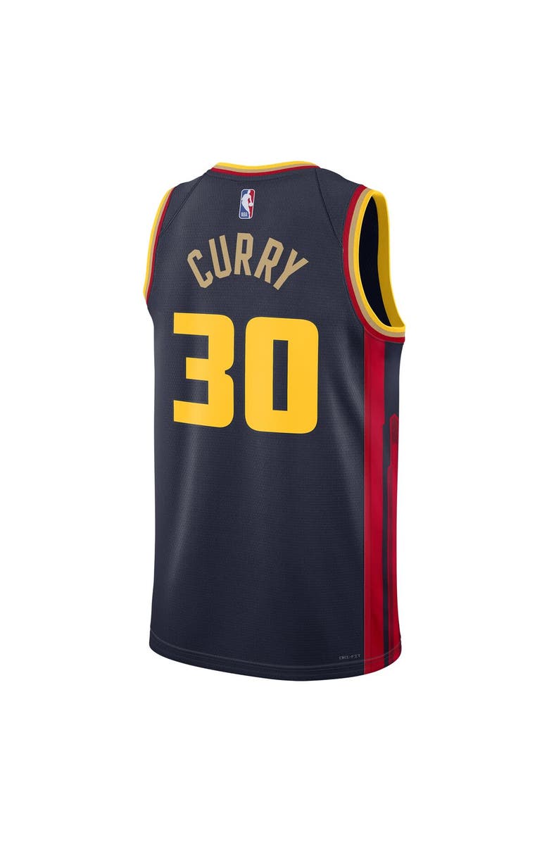 Nike Unisex Nike Stephen Curry Navy Golden State Warriors 2024/25 Swingman Player Jersey - City Edition, Alternate, color, 