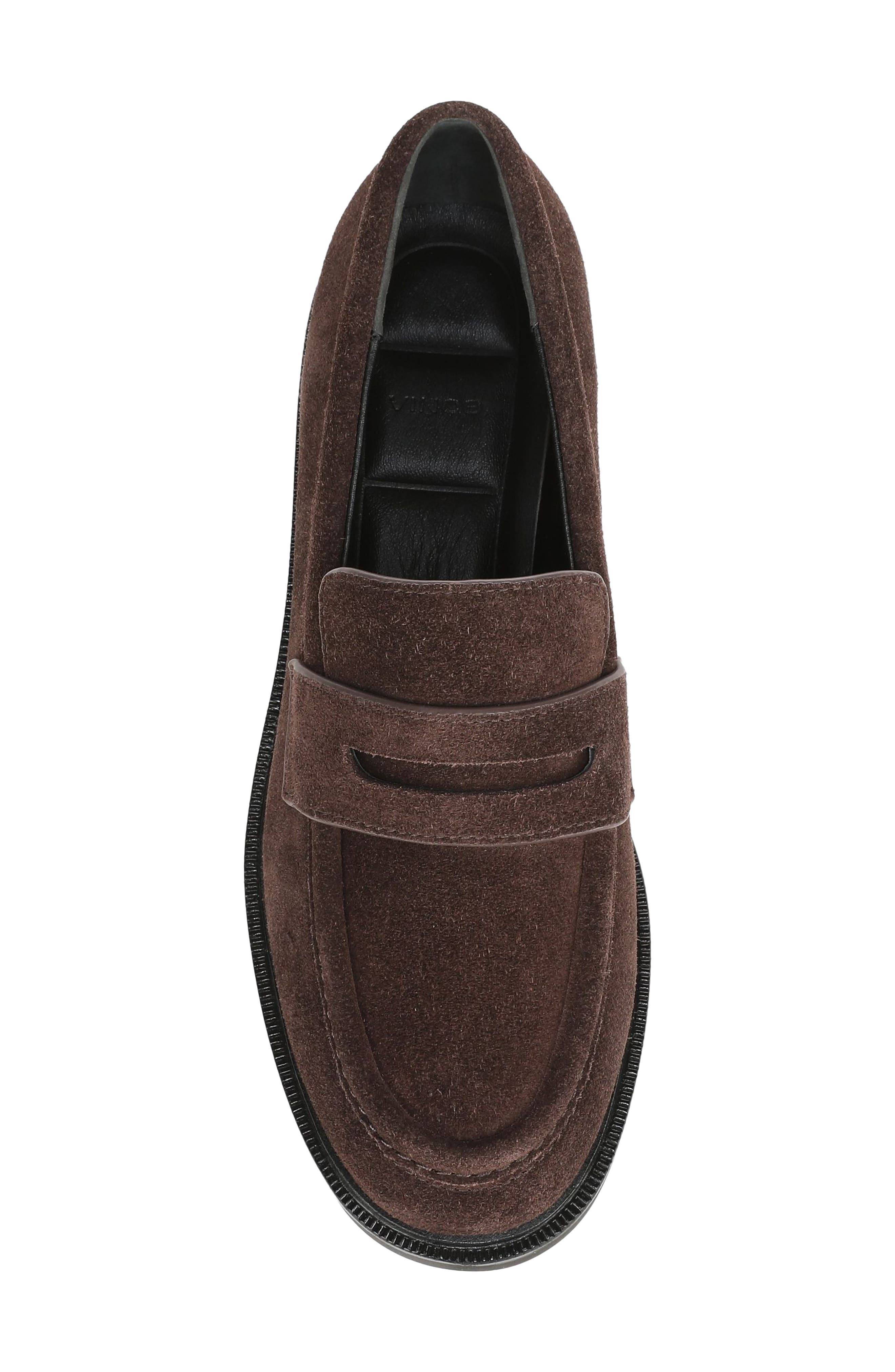 Siena Lugged Penny Loafer, Alternate, color, CACAO BROWN