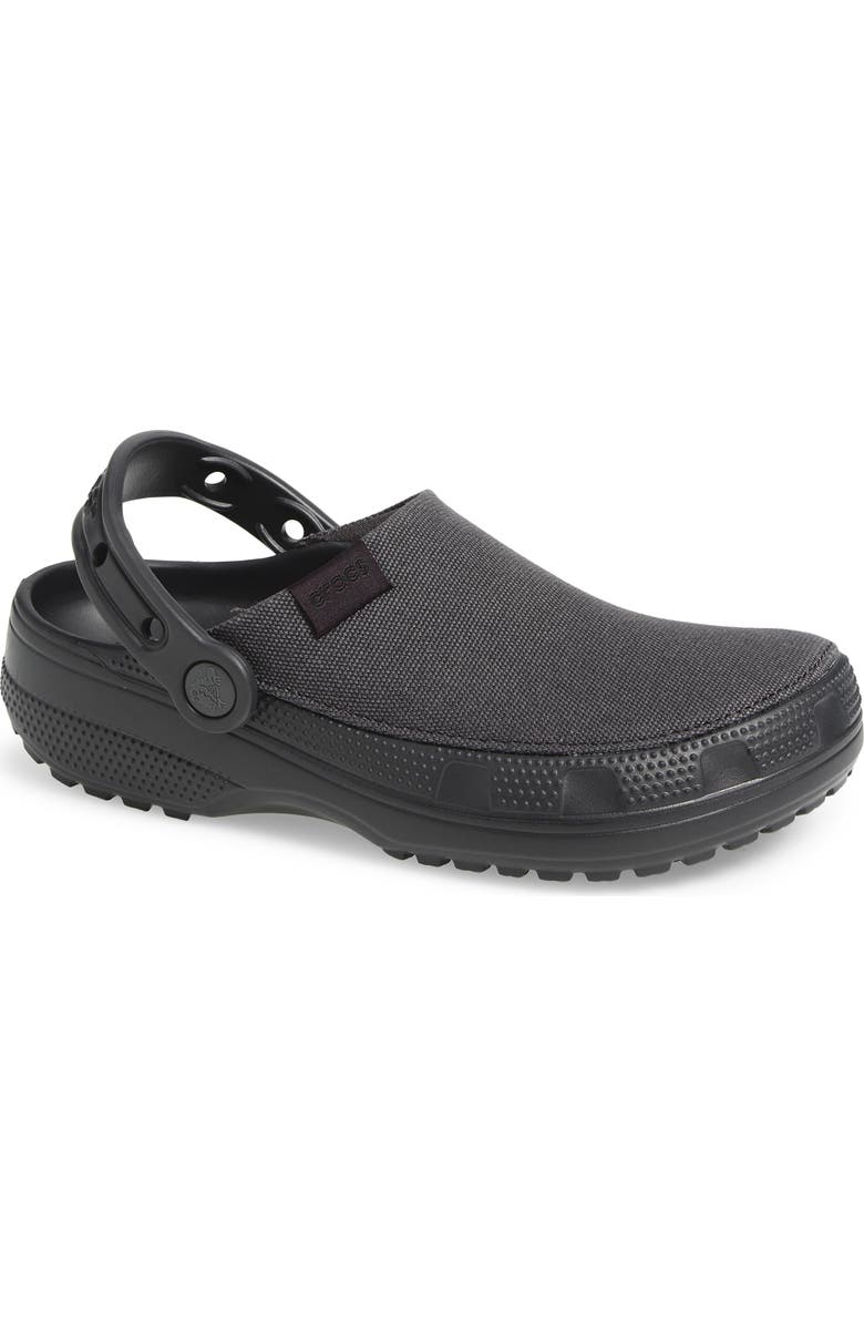 CROCS Classic Crafted Clog, Main, color, Black Sand