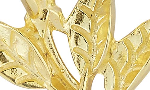 Chloe & Madison Chloe And Madison 14k Gold Plated Sterling Silver Rose Pendant Necklace In Gold