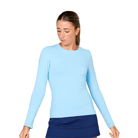 UV Colors Womens Long Sleeve Tennis Shirt