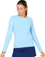 Sofibella UV Colors Womens Long Sleeve Tennis Shirt
