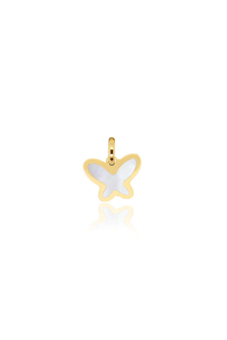 Mother of Pearl Butterfly Charm, Main, color, Mother of Pearl