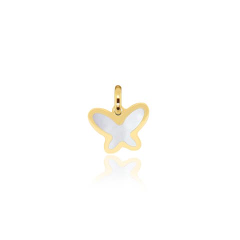 Mother of Pearl Butterfly Charm