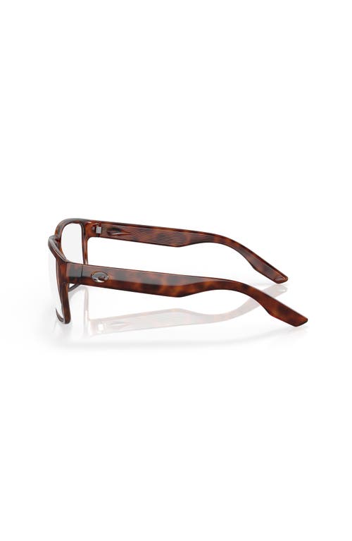 Costa 57mm Square Optical Glasses In Brown