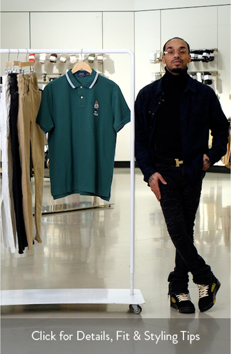 Slim Fit Polo Beard Cotton Piqué Polo, sales video thumbnail