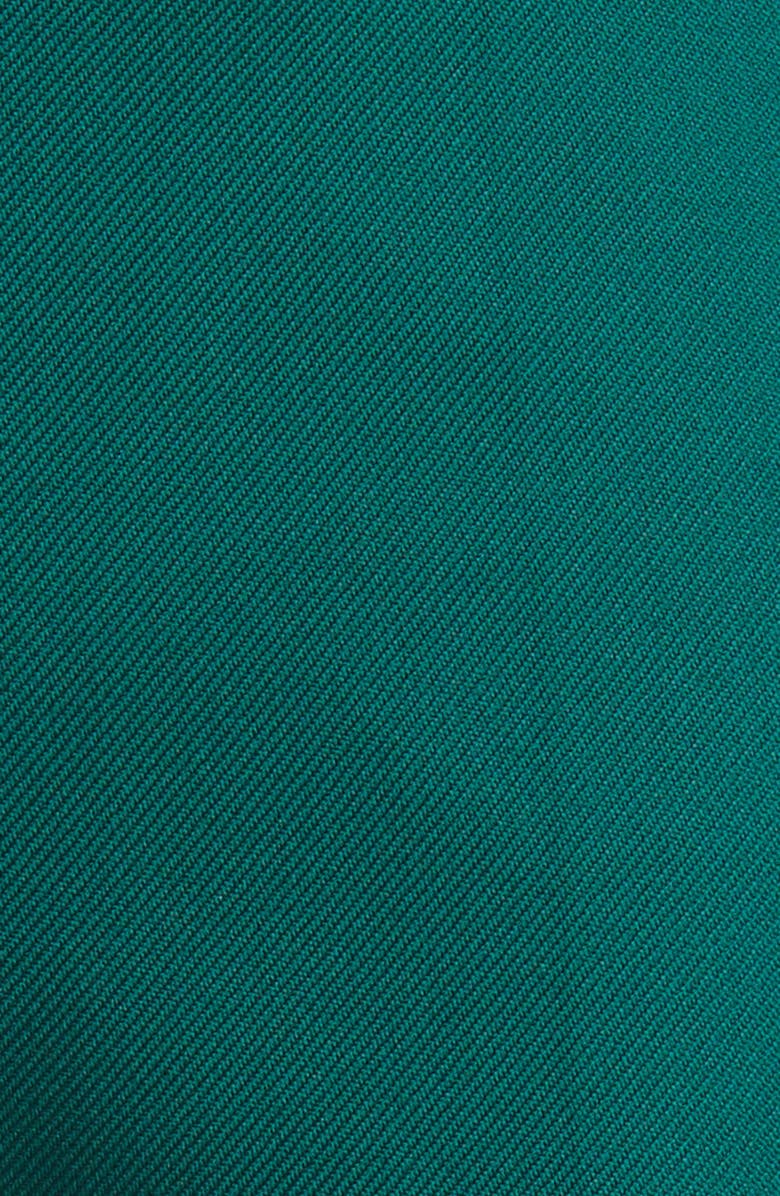 BOSS Tireka Virgin Wool Flare Trousers, Alternate, color, Open Grn