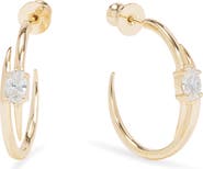 Melinda Maria She's On Point Lasso Hoop Earrings