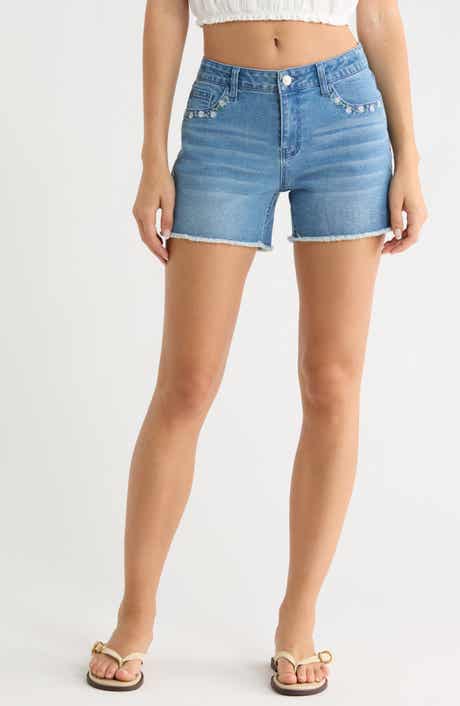 Vigoss Fray Denim Shorts