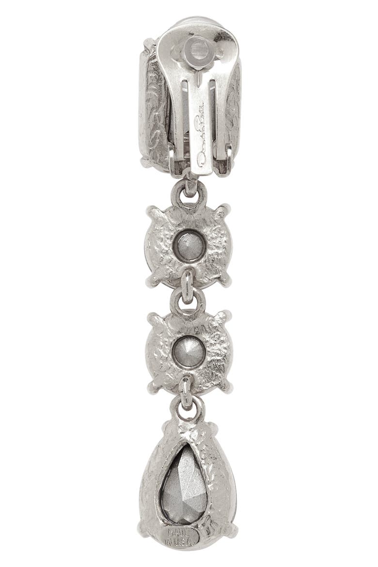 Classic Crystal Linear Drop Earrings, Alternate, color, CRYSTAL