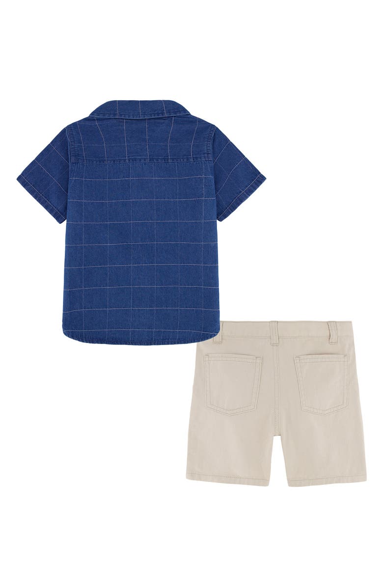 Tommy Hilfiger Kids' Short Sleeve Shirt & Pants Set, Alternate, color, 