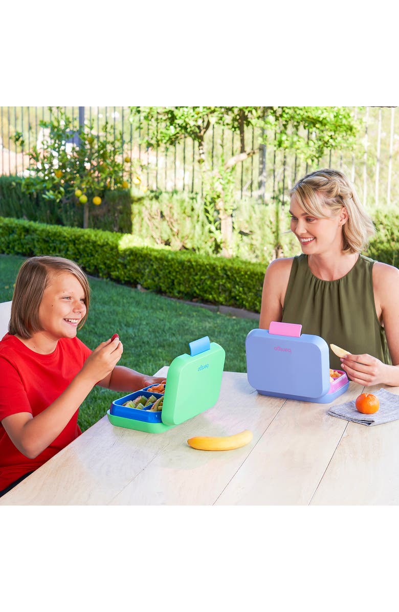 BENTGO Pop Lunch Box - Coral/Teal, Alternate, color, Green Blue