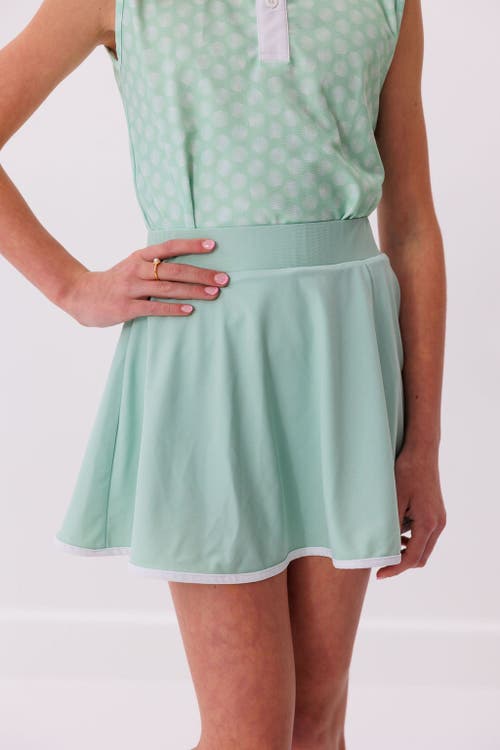 Shop Courtside Kids Girls Twirly Skort In Green