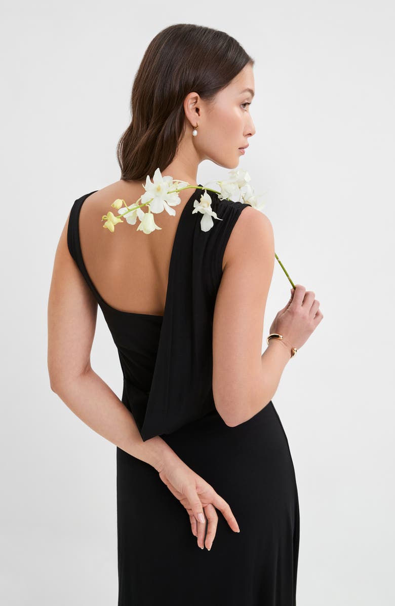 Laurel Sleeveless Stretch Jersey Gown