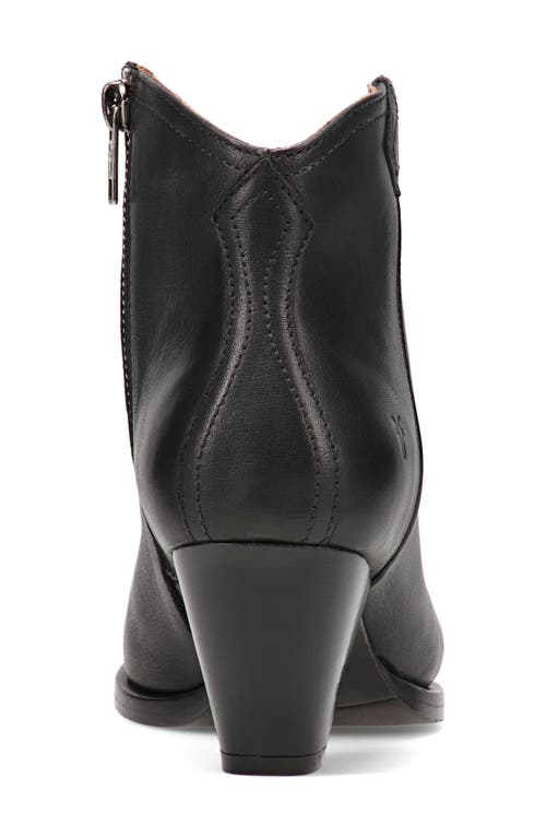 Frye June Western Bootie In Black