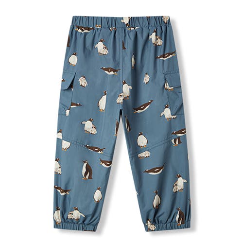 Milkbarn Cargo Windbreaker Pants In Blue