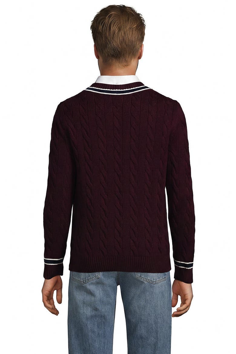 Long Sleeve Drifter Cricket Sweater, Alternate, color, Lush Burgundy