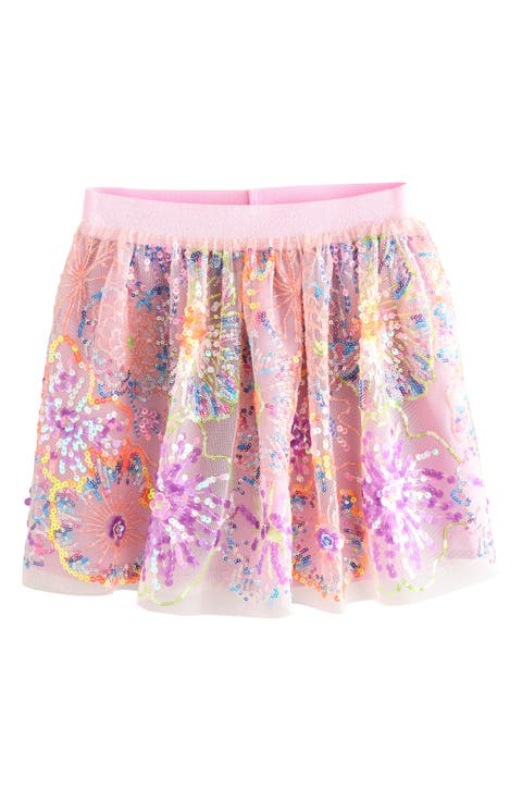 Kids' Sequin Embellished Tulle Skirt (Little Kid & Big Kid)