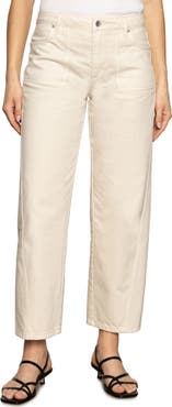 Sanctuary District High Waist Barrel Leg Ankle Jeans